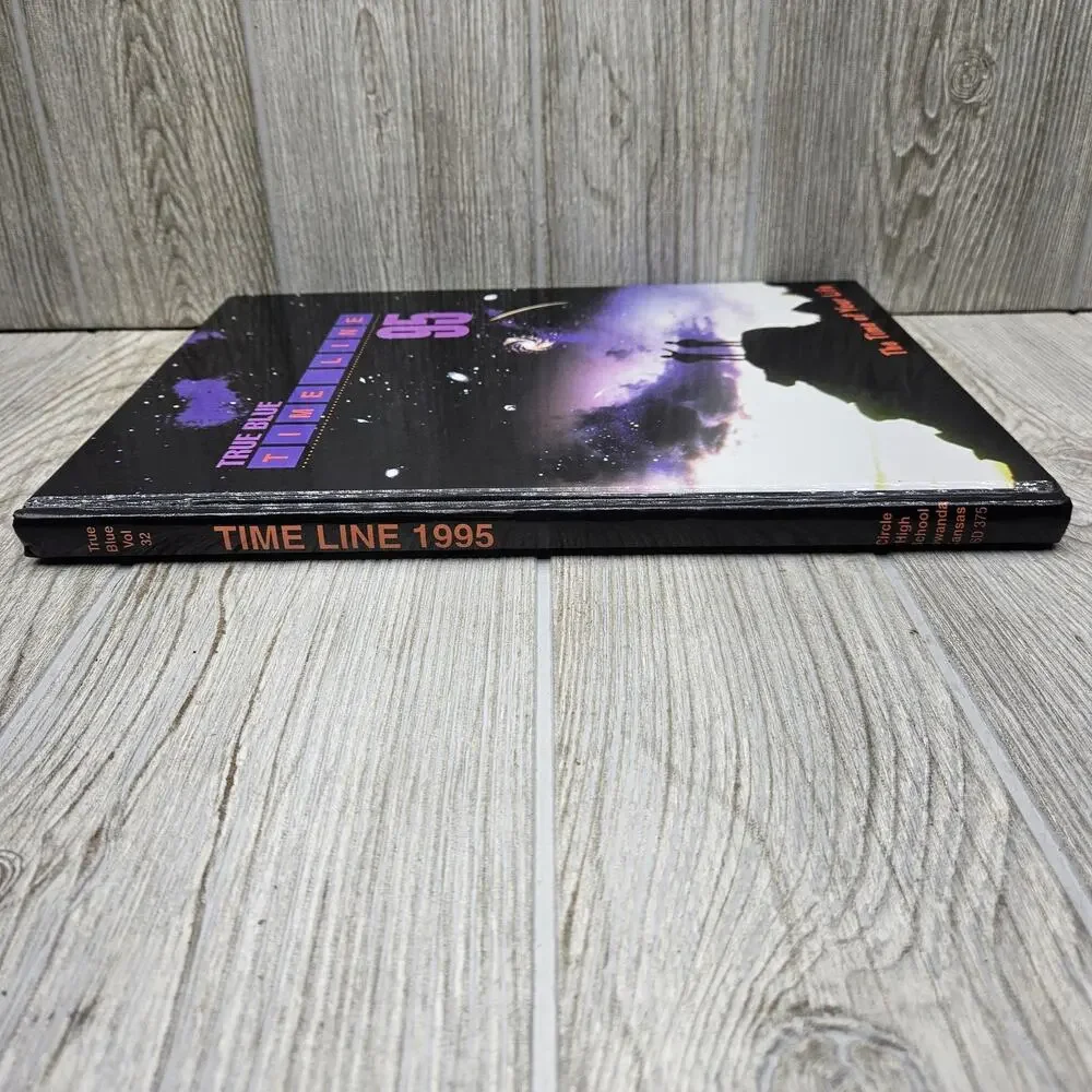 1995 True‎ Blue Circle High School Yearbook Towanda Kansas KS